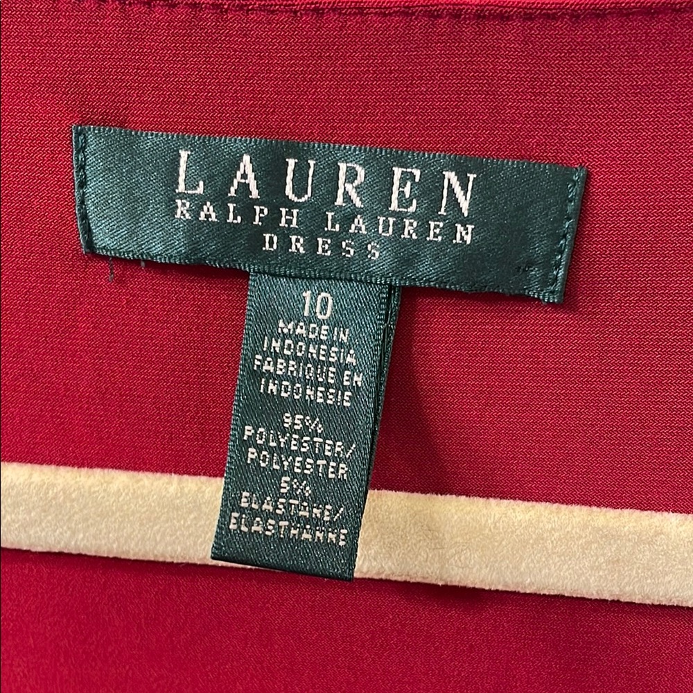 Ralph Lauren Red Dress Women’s size 10 - Picture 2 of 8